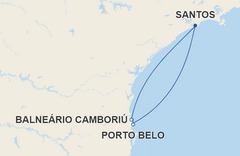 Costa Favolosa saída em 27 de novembro de 2025 válido para C-Club