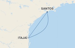 Costa Diadema saída em 28 de novembro de 2025 campanha C-Club