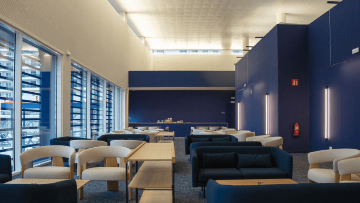 Novo terminal da MSC Cruzeiros área de espera