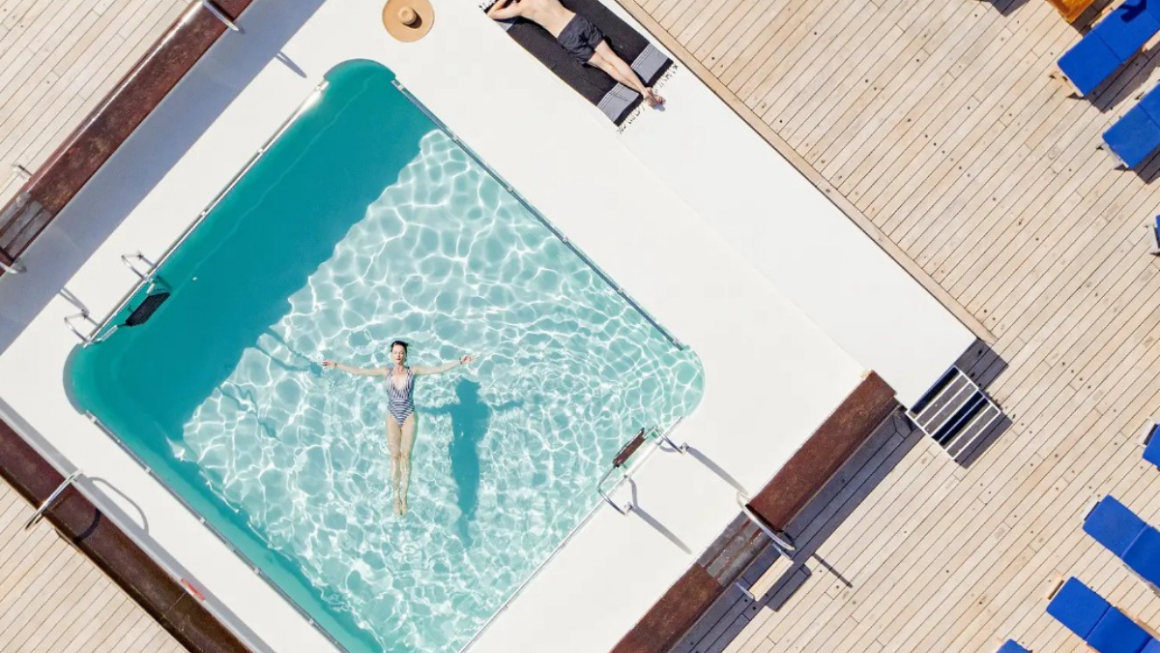 Piscina do cruzeiro Club Med