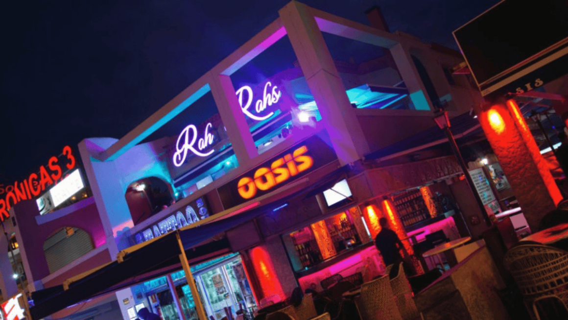 Vida noturna na Playa de las Americas