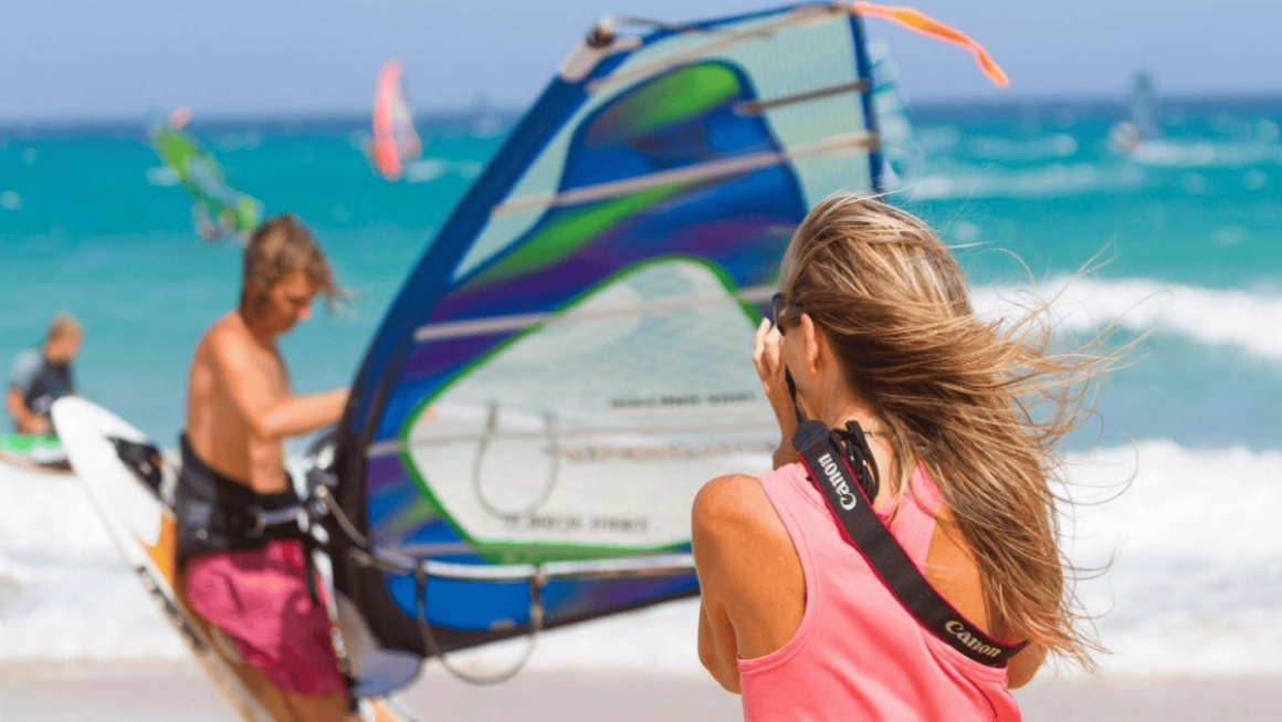 Windsurf nas Ilhas canárias