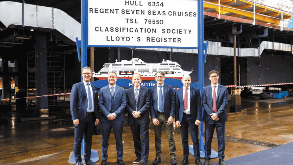 Regent Seven Seas celebra cerimônia de quilha do seu novo navio na Itália