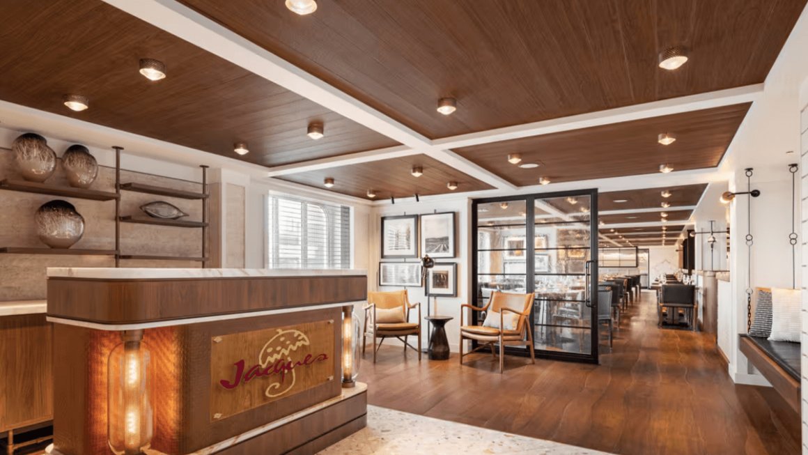 Restaurante Jacques a bordo do navio Vista, Oceania Cruise