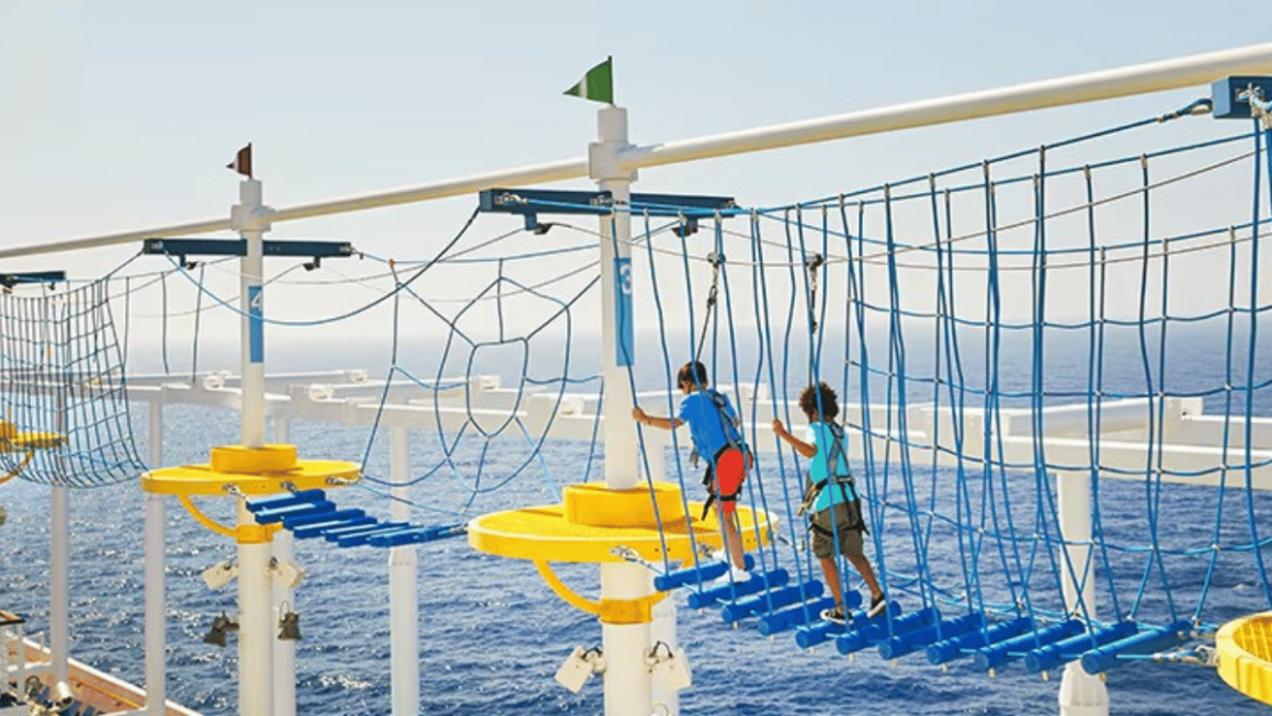 Atividade a bordo do Carnival Jubilee