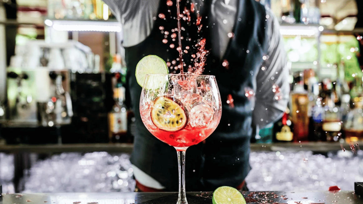 Um deliciosos drink a bordo