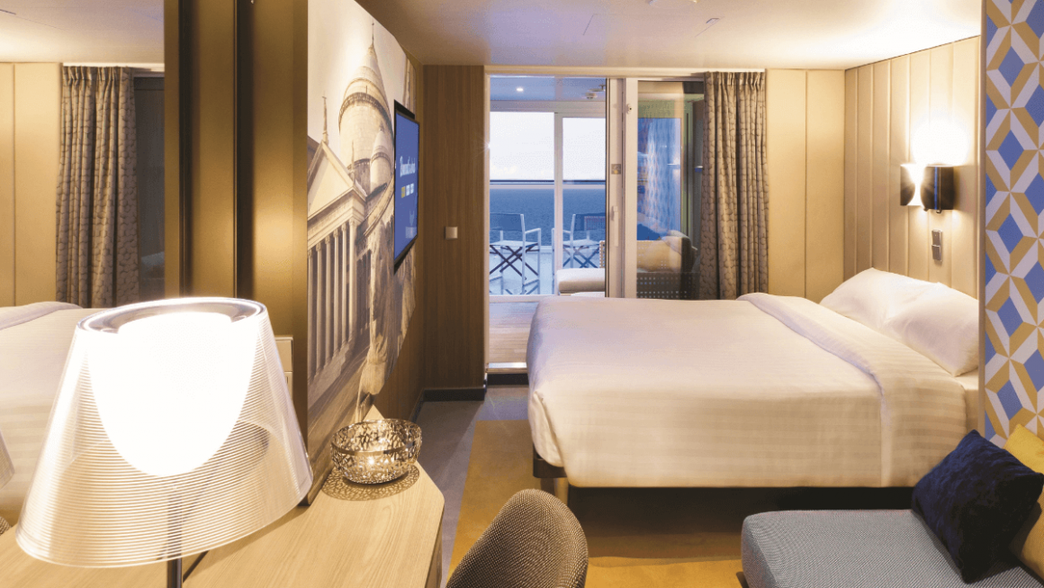 Cabine com Varanda do Costa Smeralda