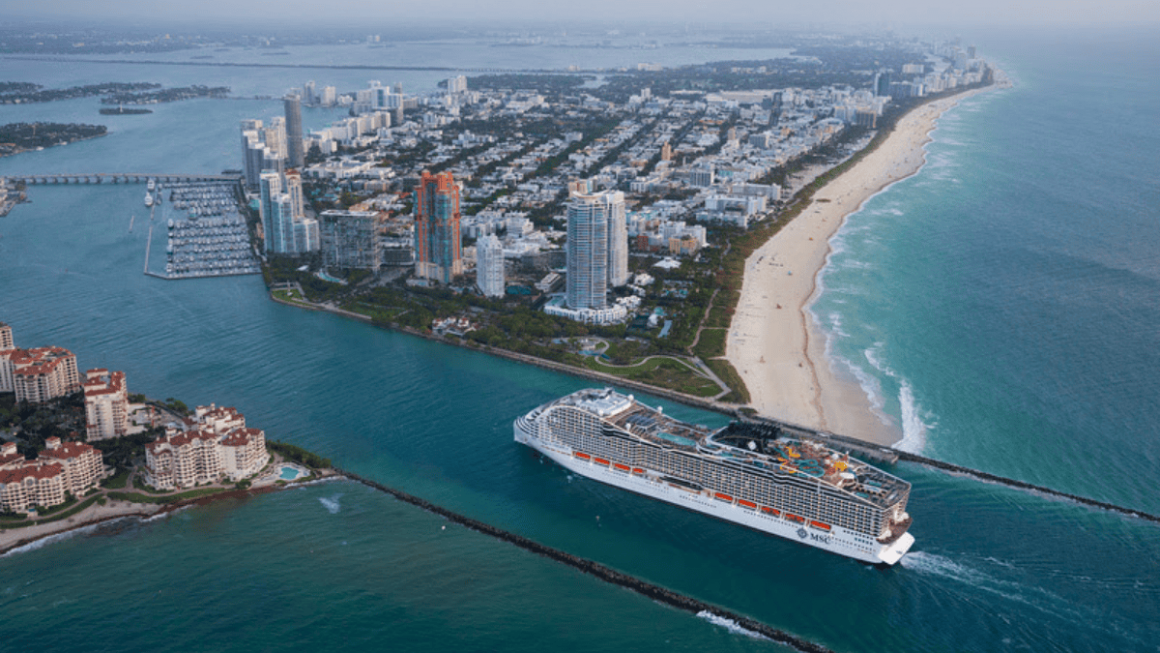 MSC World America em Miami copa do mundo