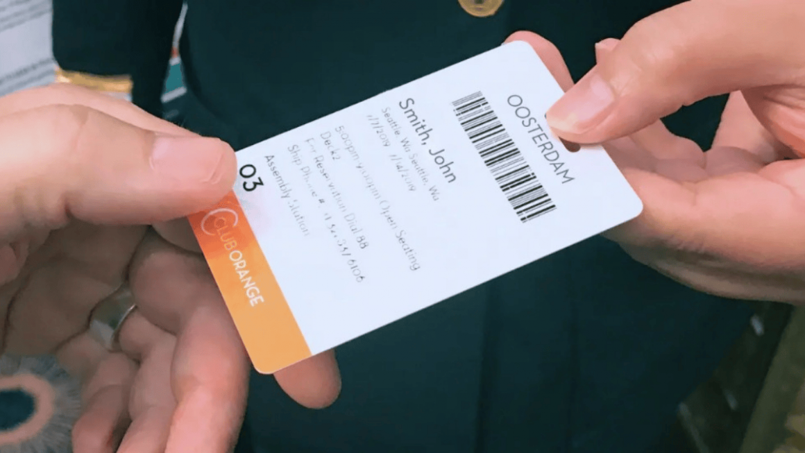 Cartão exclusivo de hóspede do Club Orange