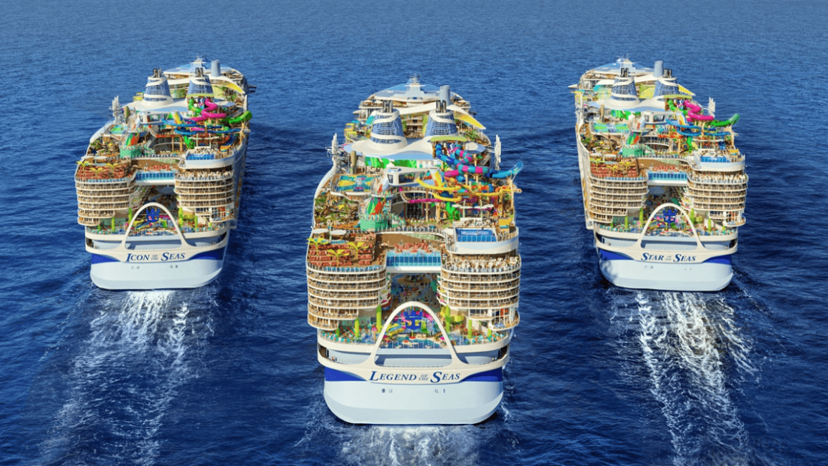 O Legend of the Seas será o terceiro navio da Classe Icon da Royal Caribbean International