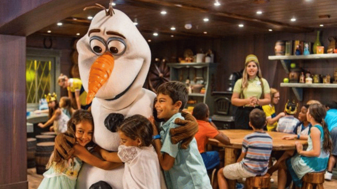 Frozen no Disney Wonder