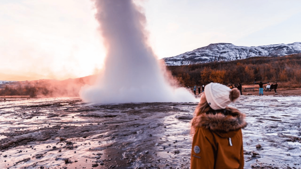 Gêiseres em Geysir com a PONANT