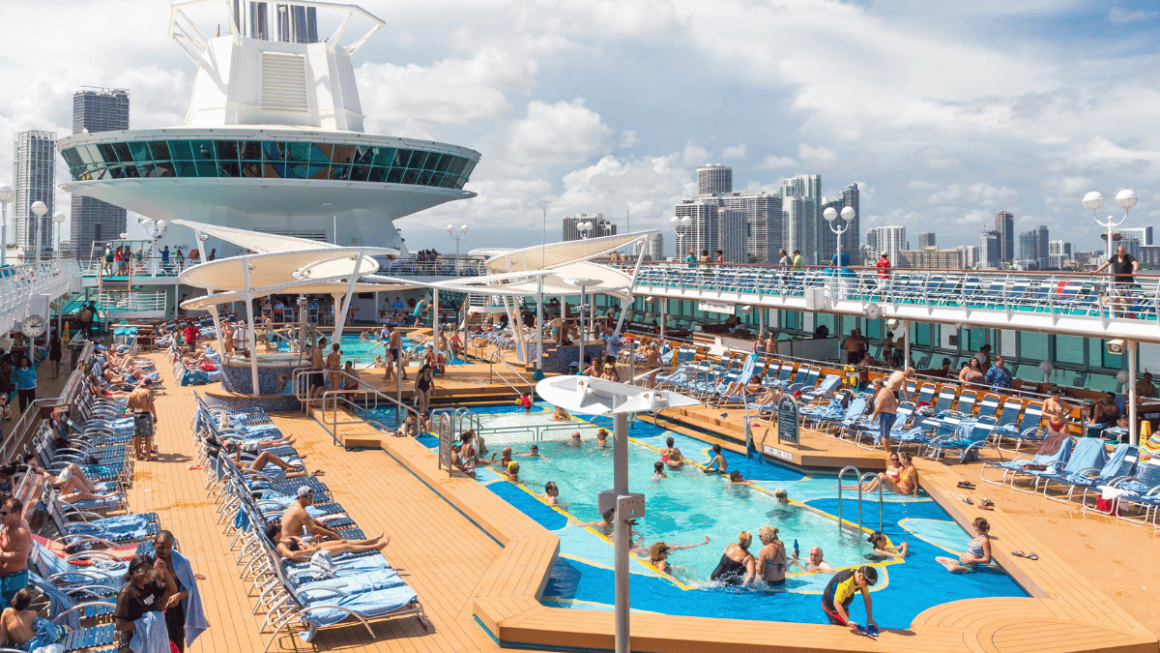 Piscina dos navios de cruzeiro