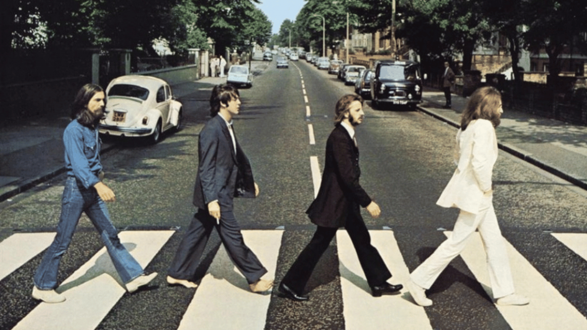 Famosa foto dos Beatles na Abbey Road em Londres