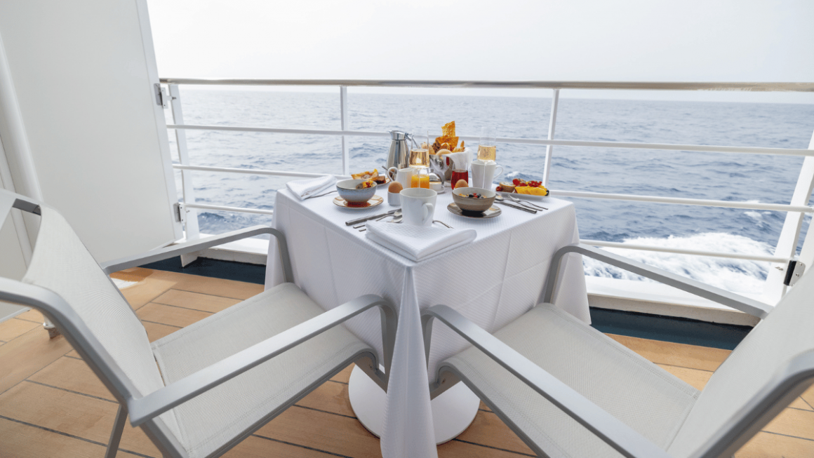 Varanda da cabine do SH Minerva