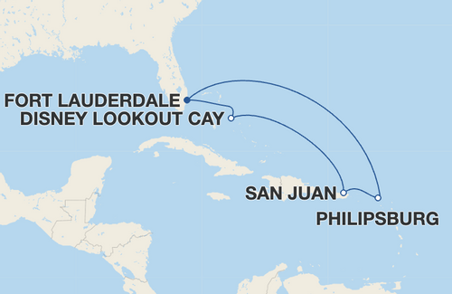 Disney Lookout Cay, San Juan, Philipsburg