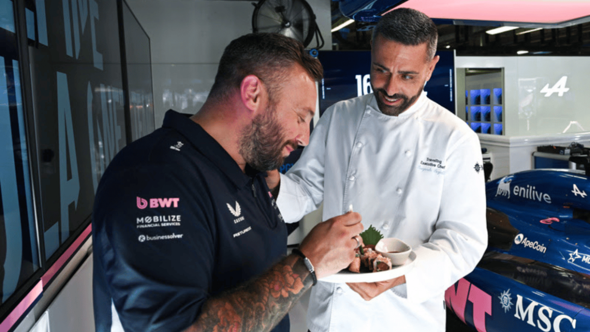 Equipe da BWT Alpine desfrutou da experiência gastronômica oferecida pela MSC Cruzeiros