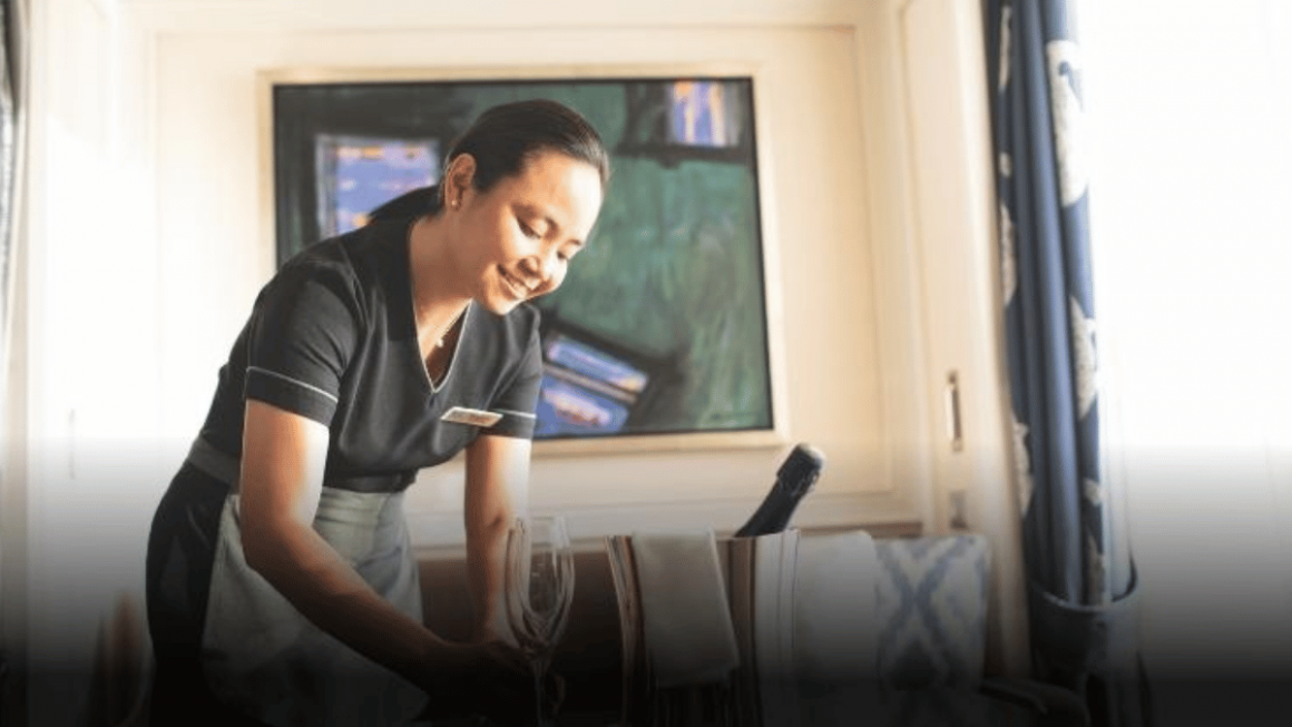 Serviço premium a bordo dos navios