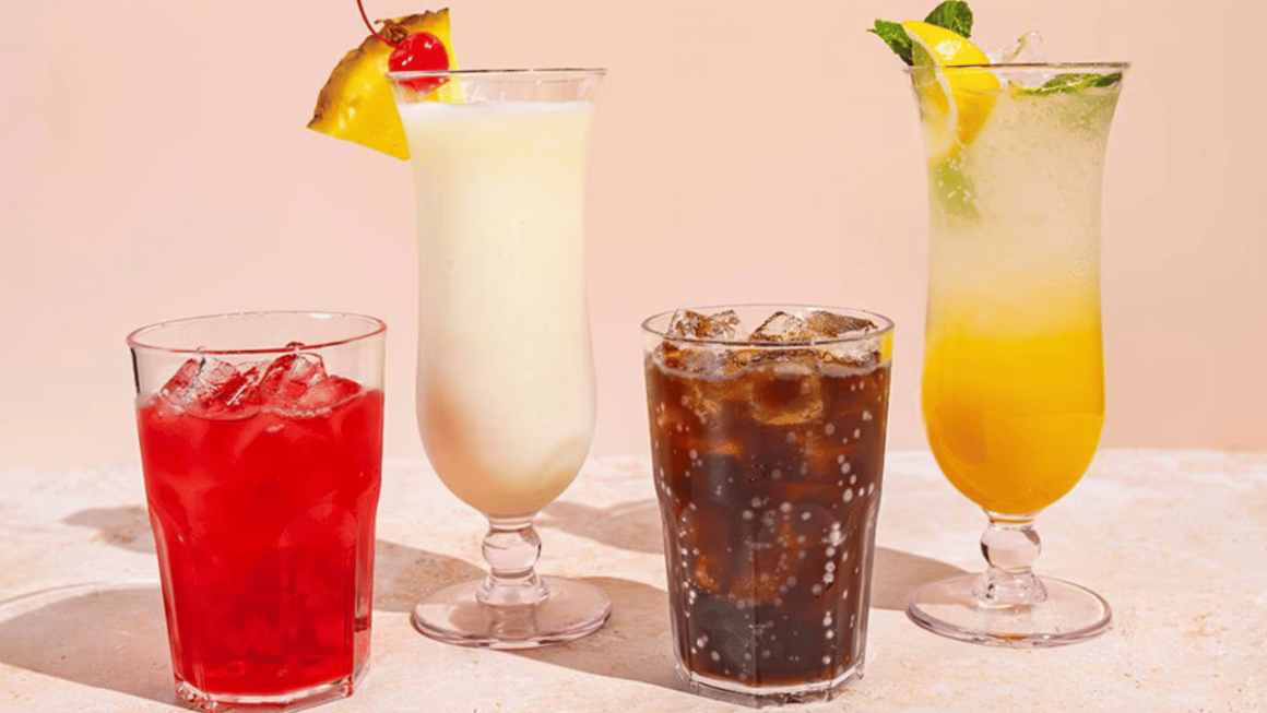 Pacote de bebidas para crianças e adolescentes