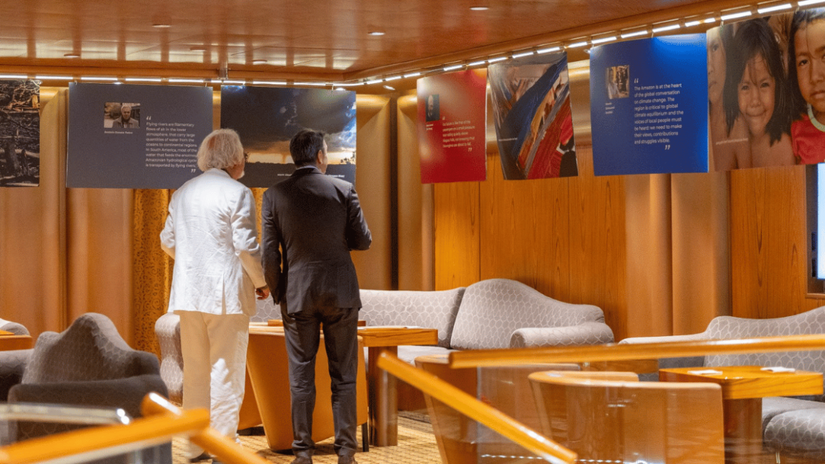 Mostra Amazon: Memories of a Vanishing World a bordo do navio Costa Diadema