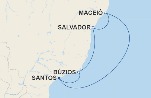 roteiros pelo nordeste da msc