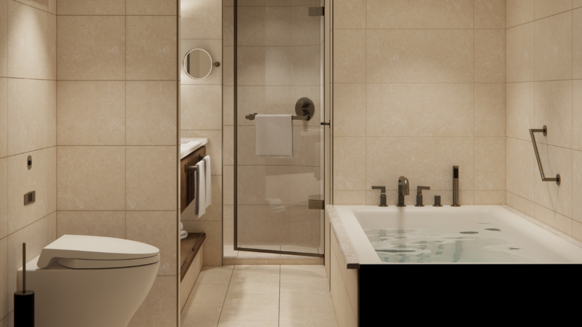 banheiro aquamrina crystal grace