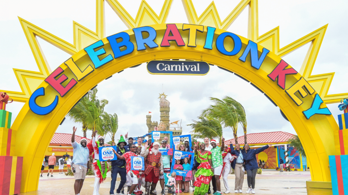 Carnival recebe o visitante de número um milhão no Celebration Key