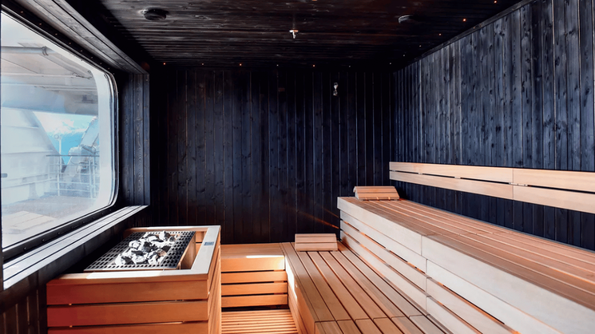 Sauna a bordo da Swan Hellenic