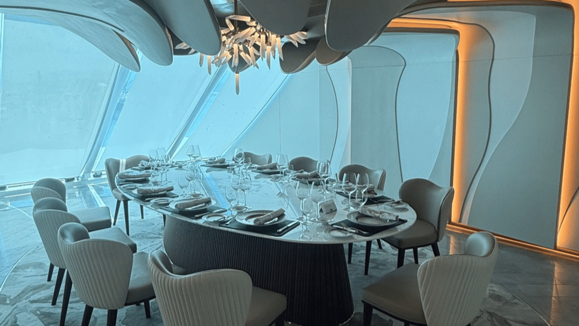 Sala de jantar privativa