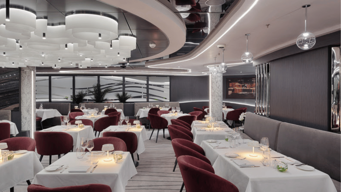 Restaurante do MSC Yacht Club