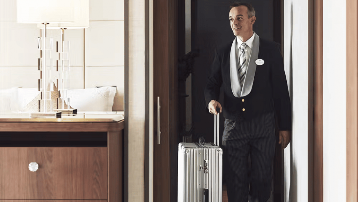 serviço de mordomo com luxo