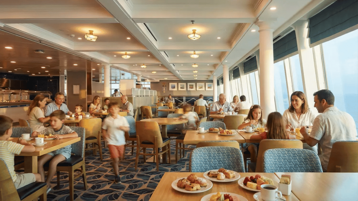 restaurante do navio