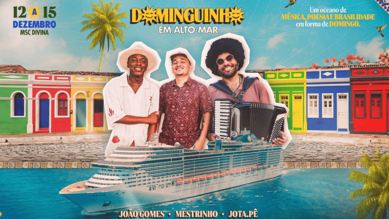 Dominguinho em alto-mar