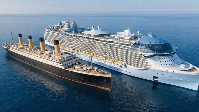 Titanic x cruzeiros modernos: o que mudou em mais de um século de navegação
