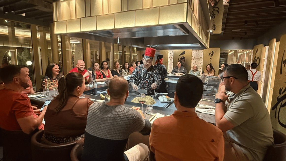 Teppanyaki na Costa Cruzeiros