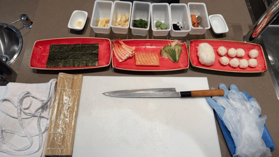 Ingredientes do Sushi Academy