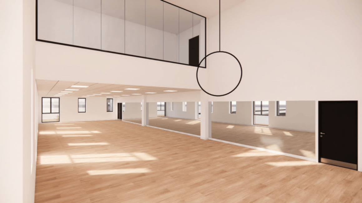 Espaço para ensaios de acrobacias, MSC Creative Studios