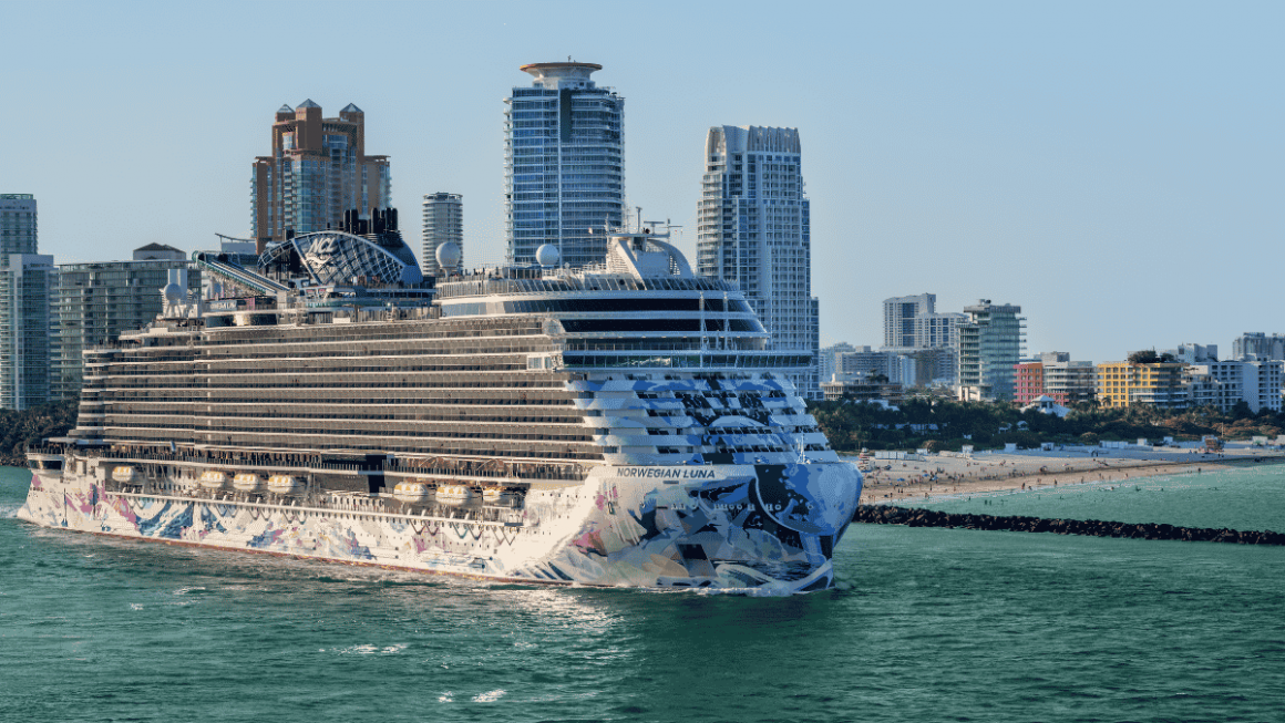 O Novo Norwegian Luna em Miami