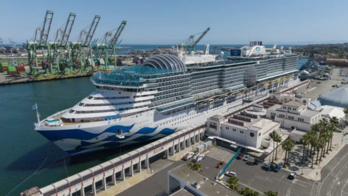 Star Princess no Porto de Los Angeles