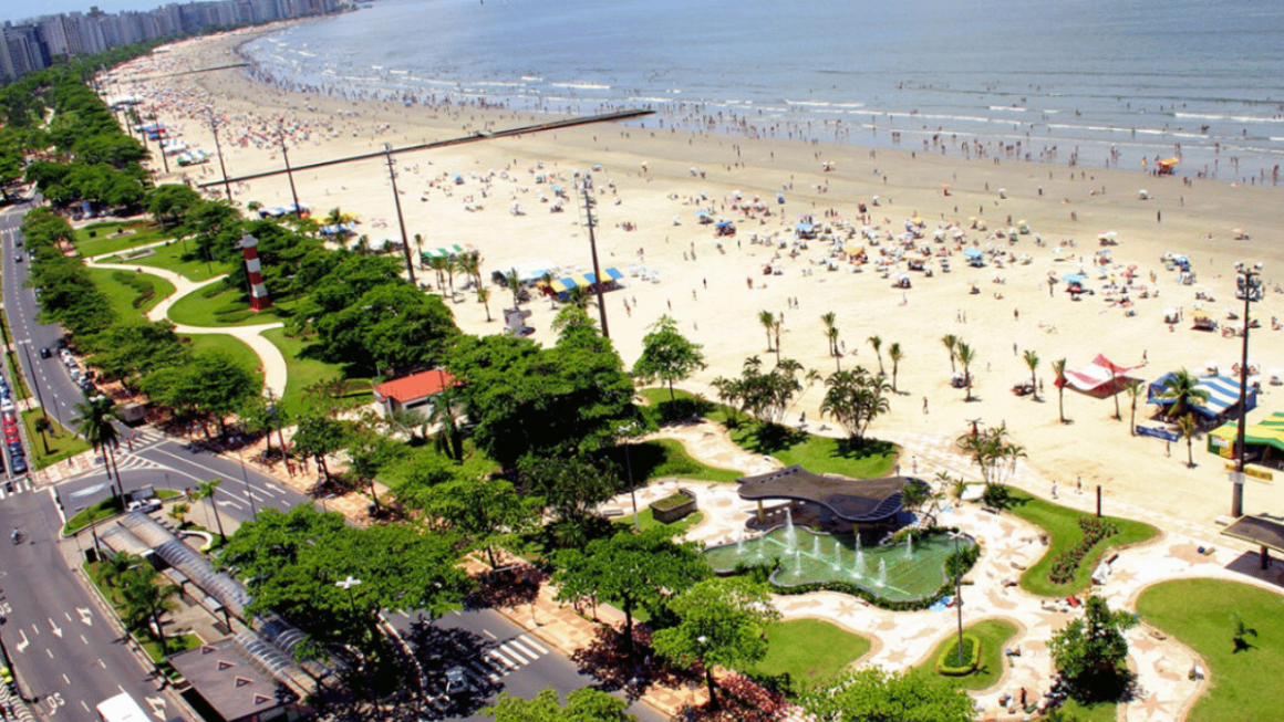 maior jardim frontal de praia do mundo