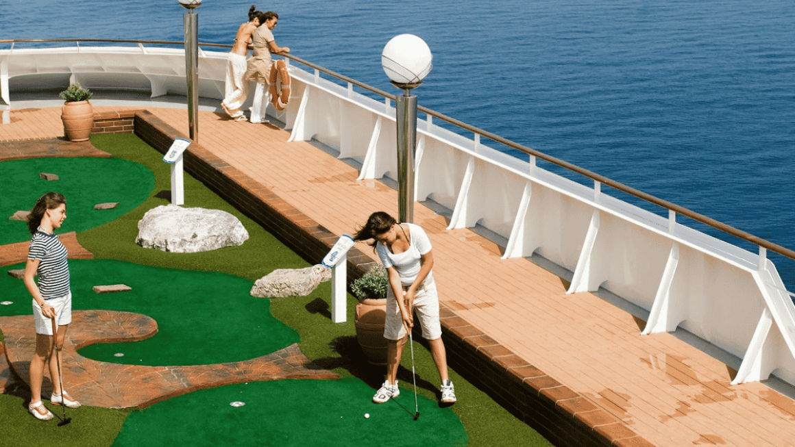 Minigolf a bordo
