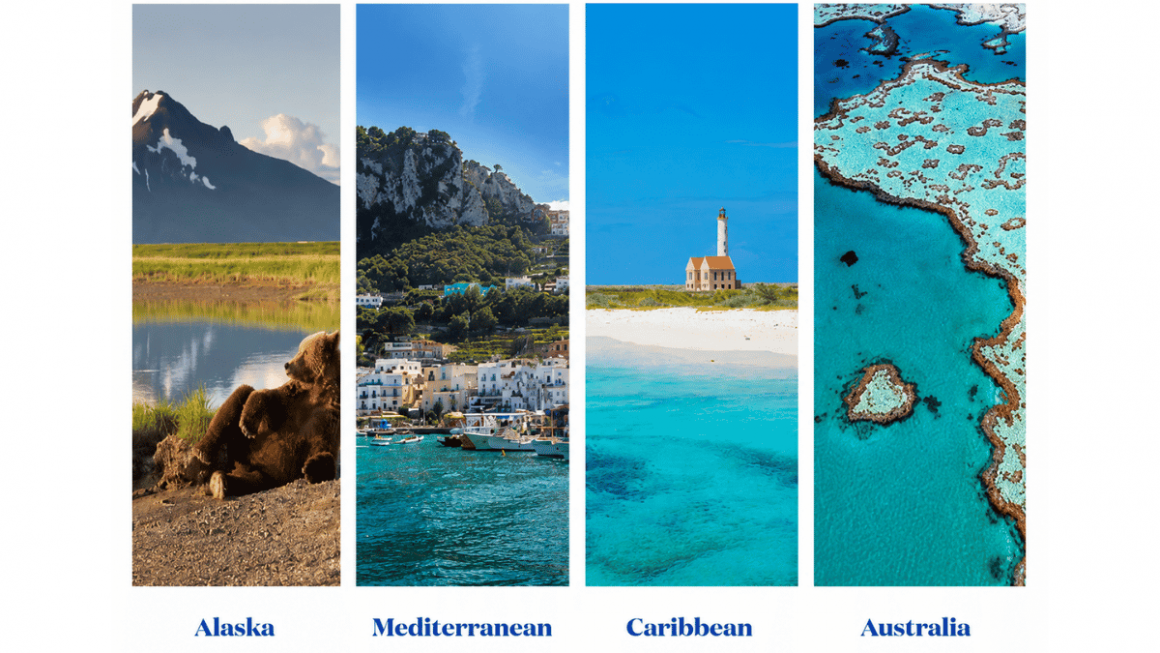 destinos com a Princess Cruises