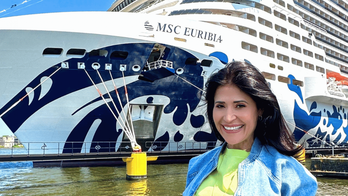 Patty Leone em viagem com a MSC Cruzeiros