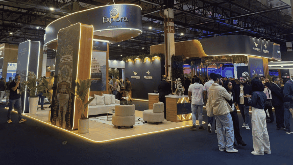 Estande da Explora Journeys na ABAV Expo