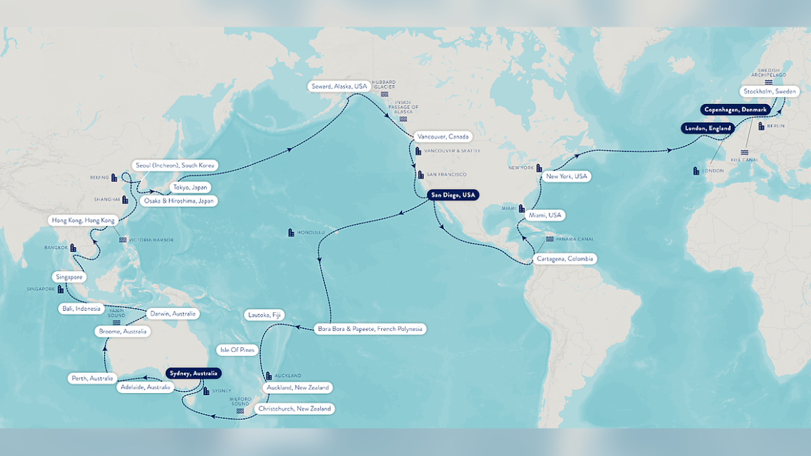 azamara mapa viagem 2029